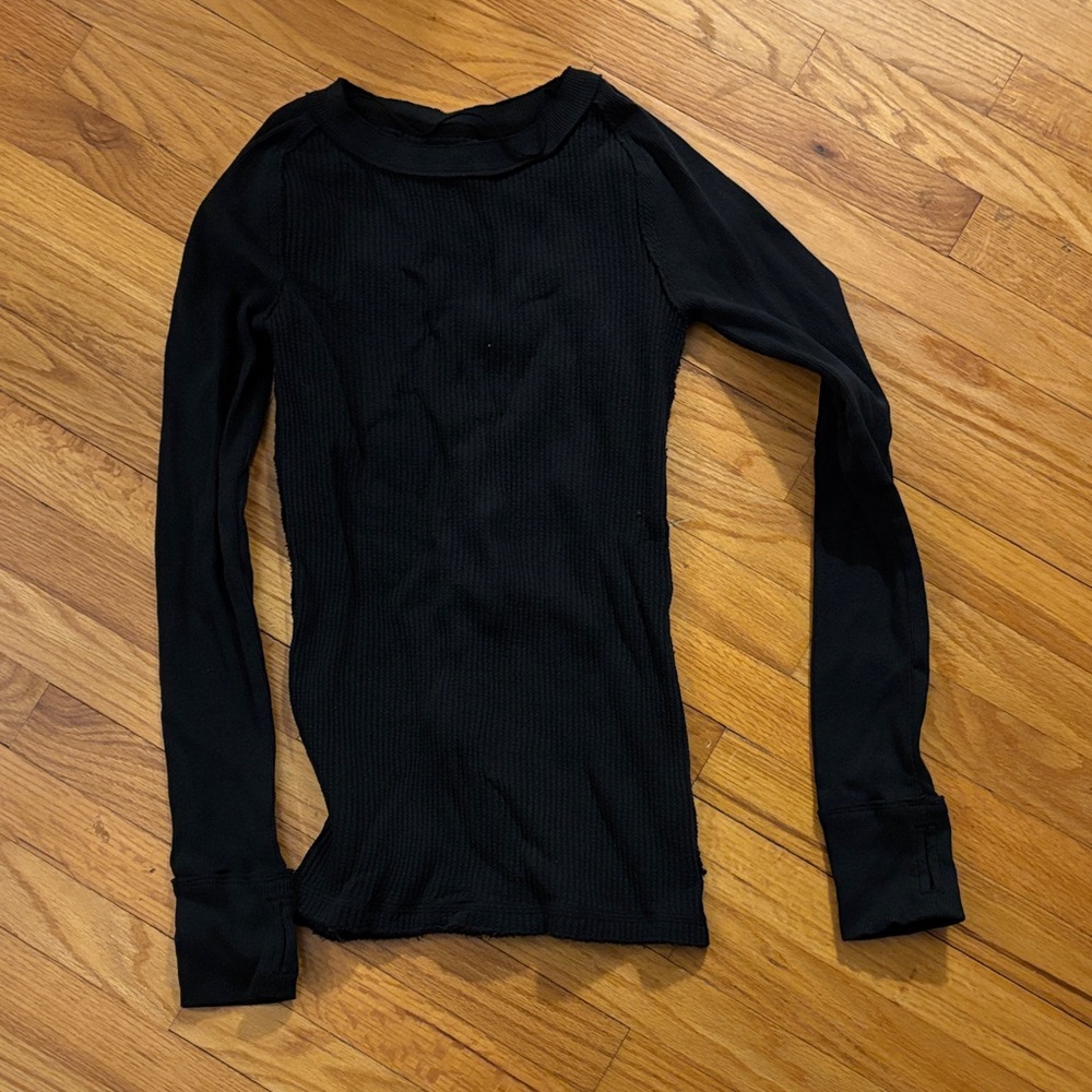 FP Movement by Free People Black Long Sleeve Top